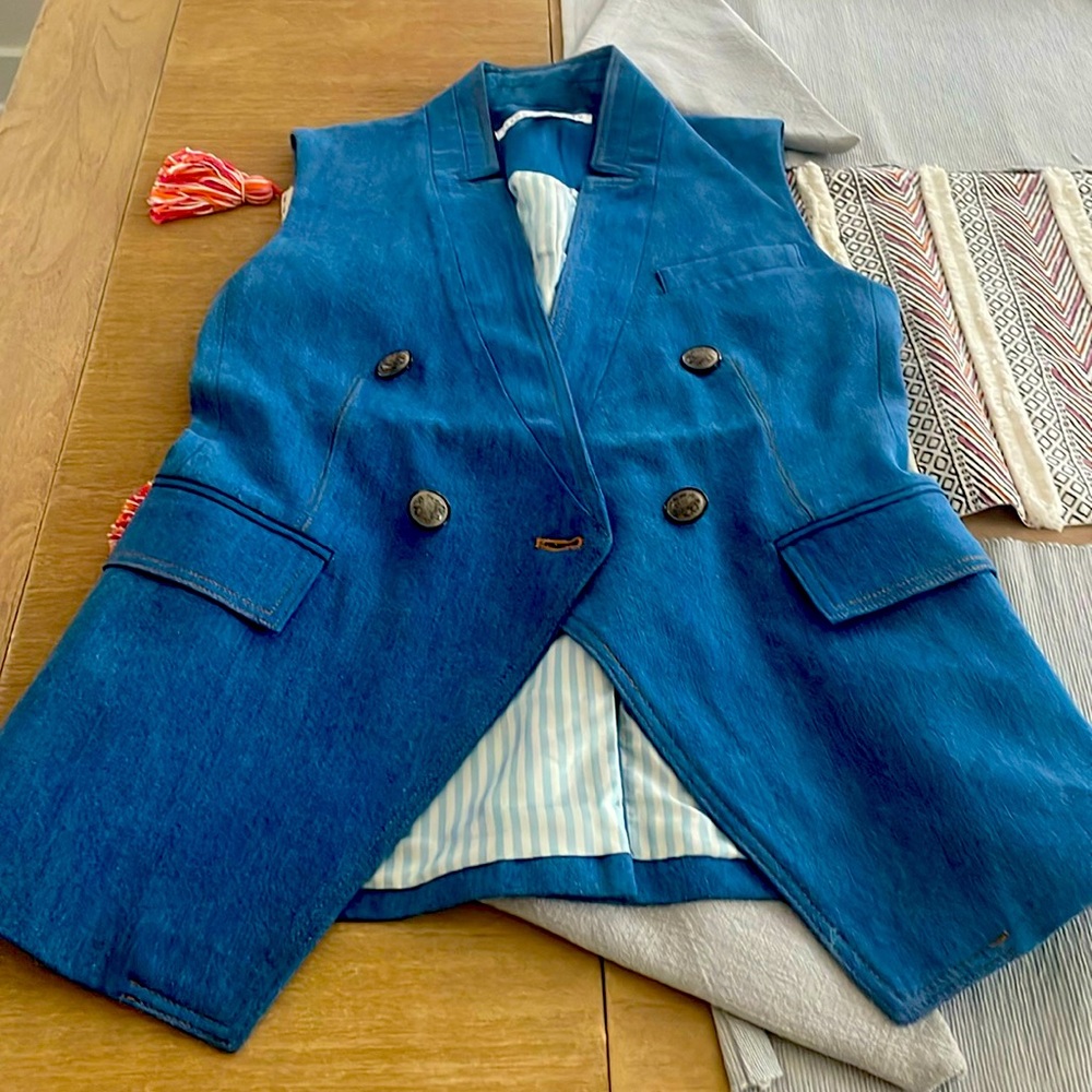 Veronica Beard Amika Denim Vest